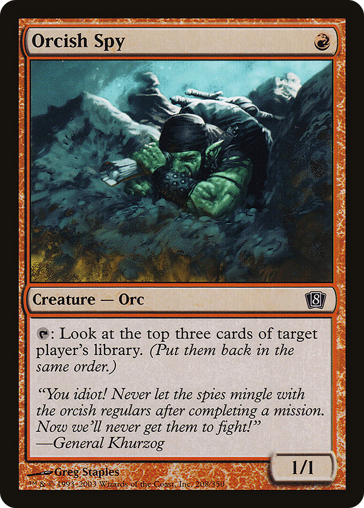 {C} Orcish Spy [Eighth Edition][8ED 208]