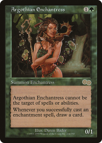 {R} Argothian Enchantress [Urza's Saga][USG 234]