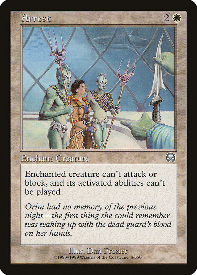 {C} Arrest [Mercadian Masques][MMQ 004]