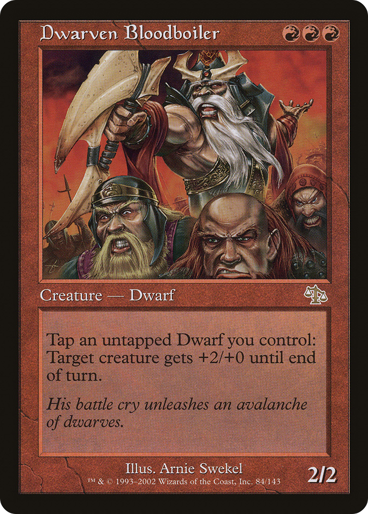 {R} Dwarven Bloodboiler [Judgment][JUD 084]