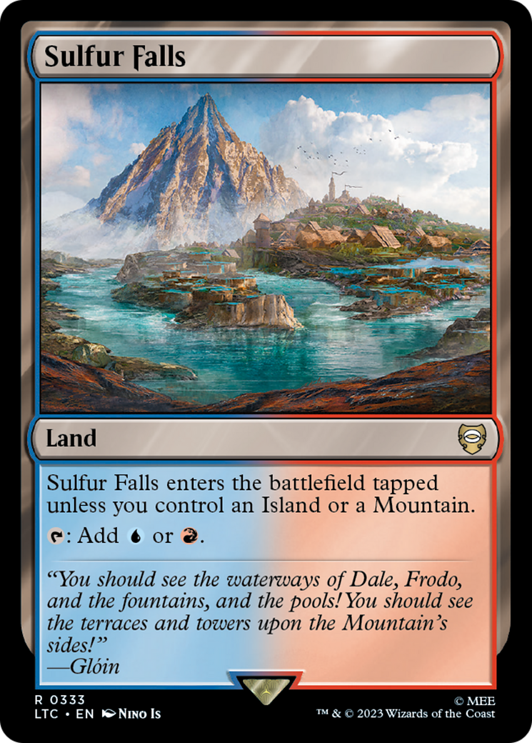 {R} Sulfur Falls [The Lord of the Rings: Tales of Middle-Earth Commander][LTC 333]