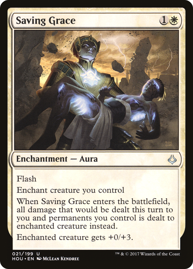 {C} Saving Grace [Hour of Devastation][HOU 021]