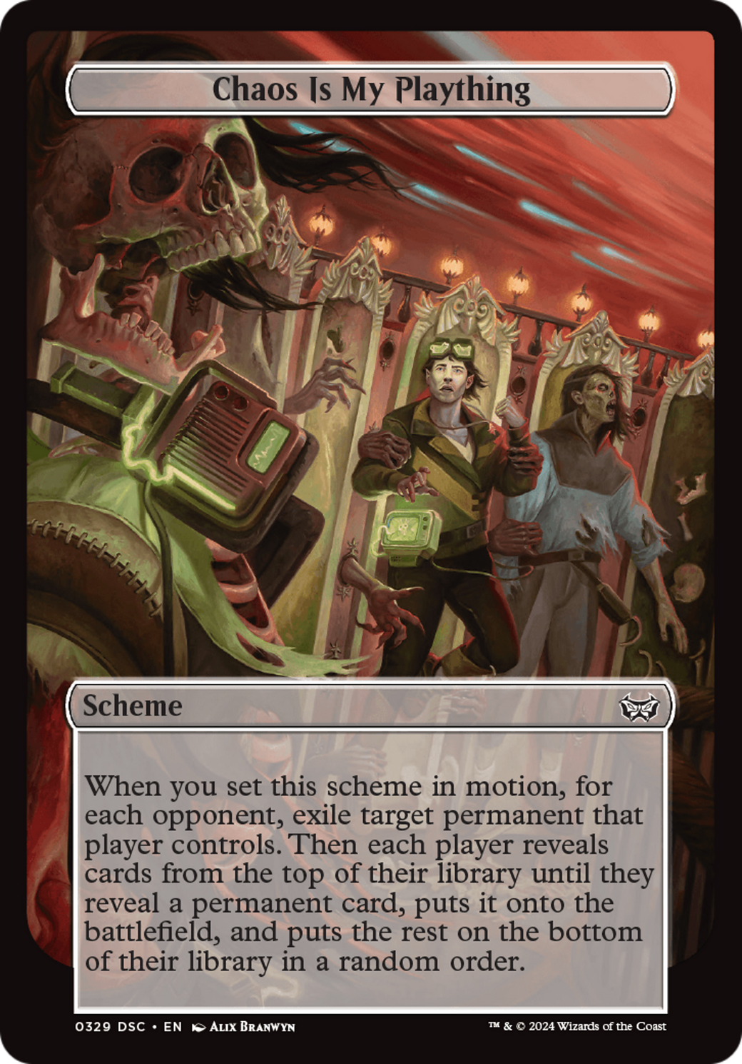 {C} Chaos is My Plaything (Full Art) [Duskmourn: House of Horror Commander][DSC 329]