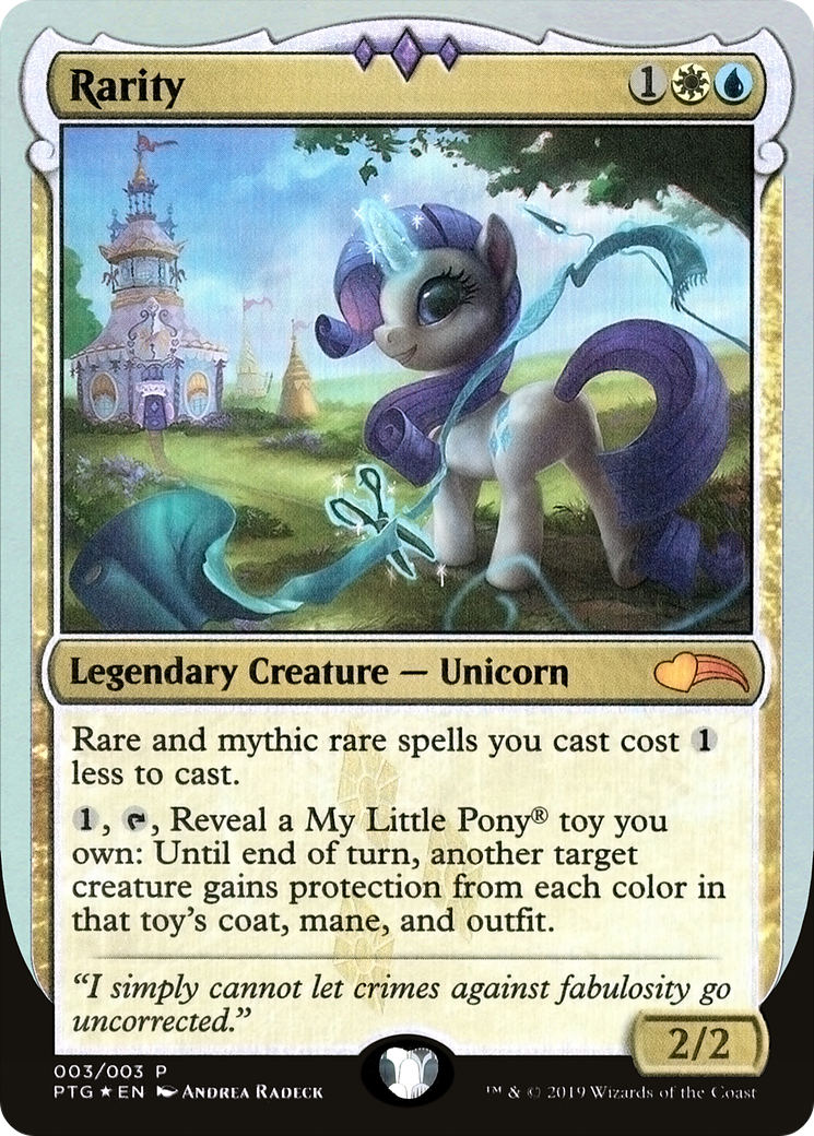 {R} Rarity [Ponies: The Galloping][PTG 003] - Misty Mountain Games