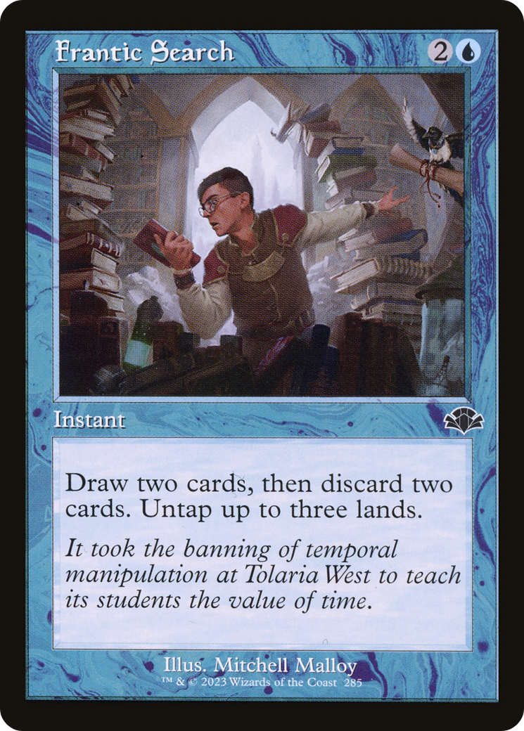 {C} Frantic Search (Retro) [Dominaria Remastered][DMR 285]