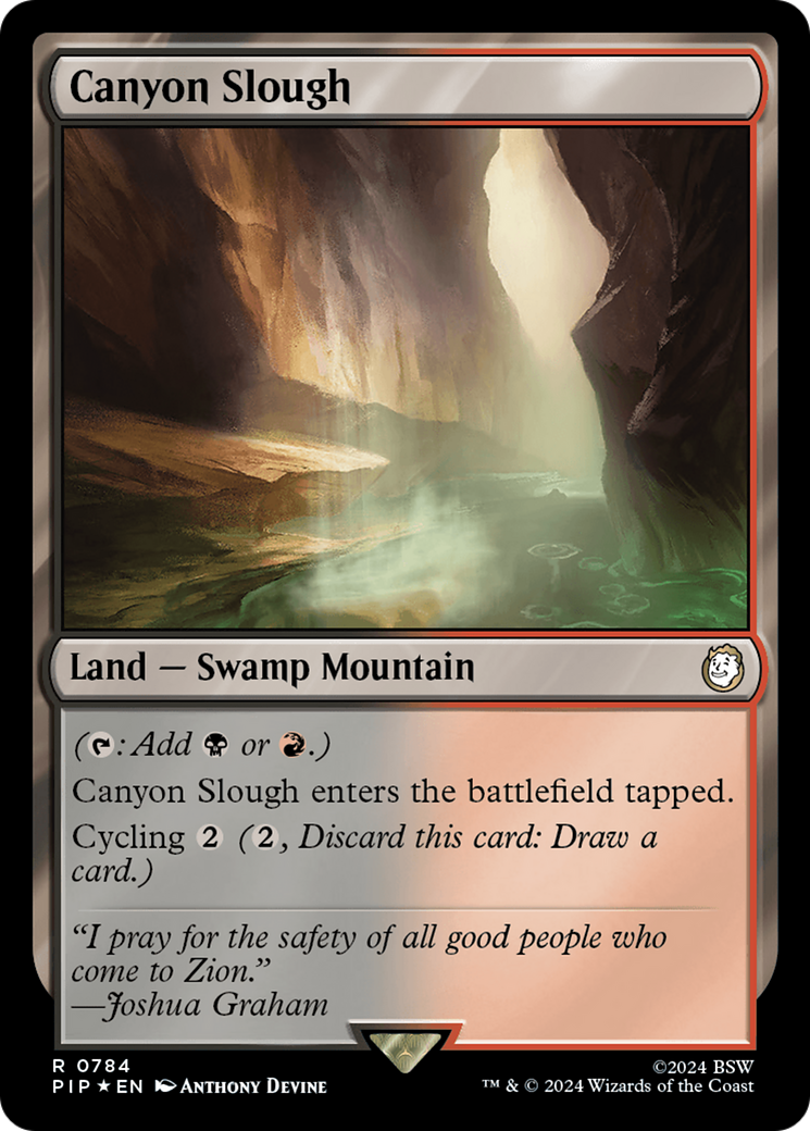 {R} Canyon Slough (Surge Foil) [Fallout][PIP 784]