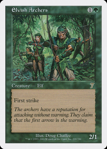 {R} Elvish Archers [Seventh Edition][7ED 239]