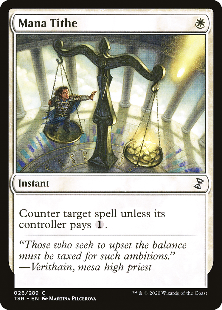 {C} Mana Tithe [Time Spiral Remastered][TSR 026]