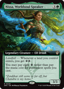 {R} Nissa, Worldsoul Speaker (Extended Art) [Aetherdrift Commander][DRC 029]
