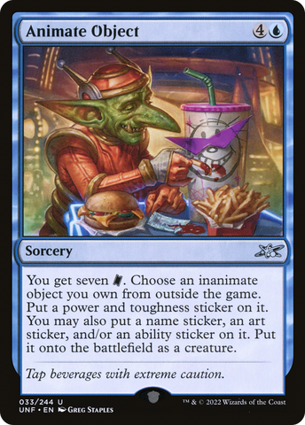 {C} Animate Object [Unfinity][UNF 033]