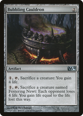{C} Bubbling Cauldron [Magic 2014][M14 205]