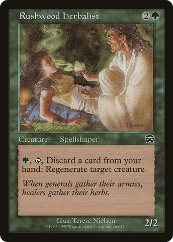 {C} Rushwood Herbalist [Mercadian Masques][MMQ 265]