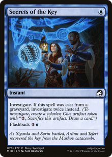 {C} Secrets of the Key [Innistrad: Midnight Hunt][MID 073]