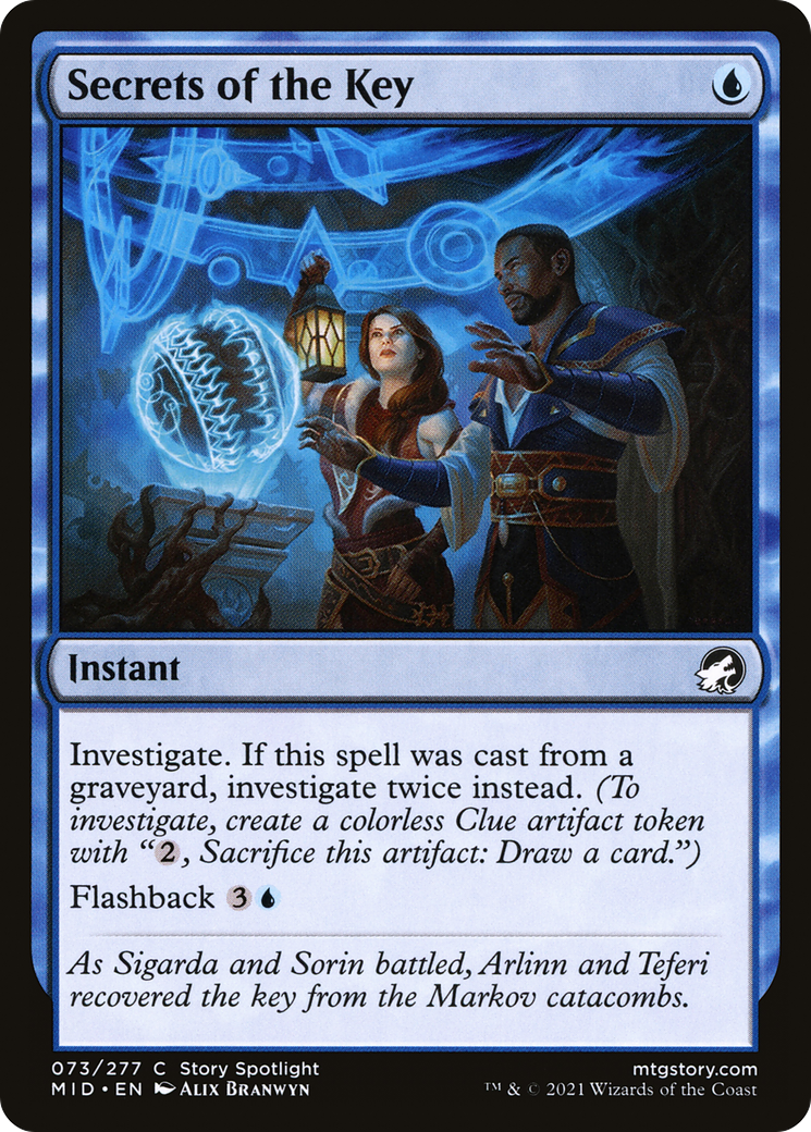 {C} Secrets of the Key [Innistrad: Midnight Hunt][MID 073]