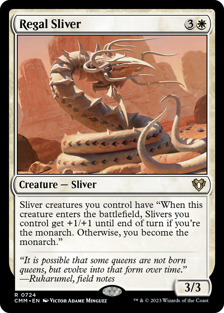 {R} Regal Sliver [Commander Masters][CMM 724]