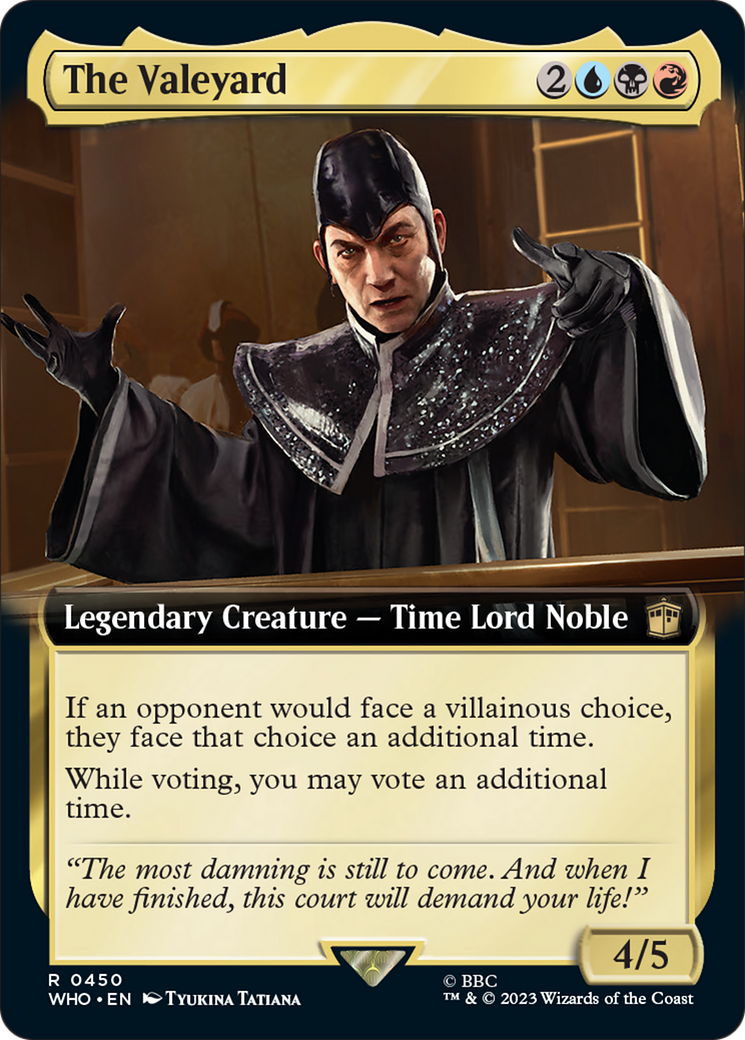 {R} The Valeyard (Extended Art) [Doctor Who][WHO 450]