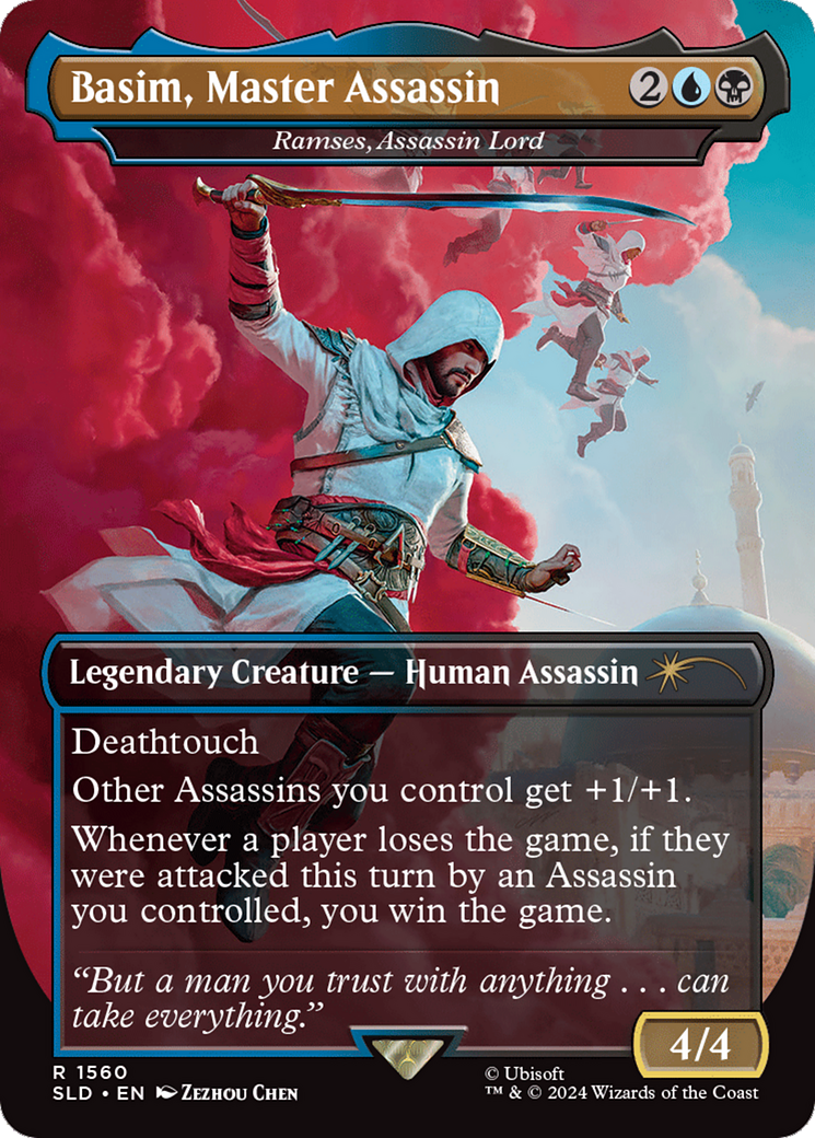 Ramses, Assassin Lord [SLD-1560]  (Borderless) Foil