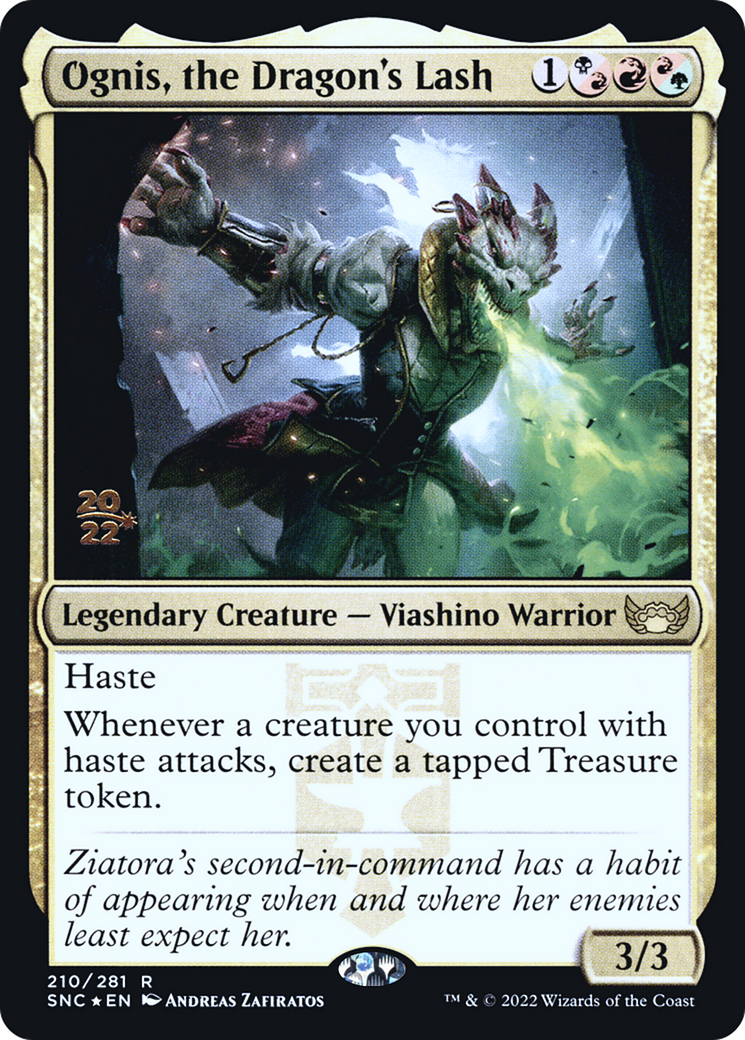 {R} Ognis, the Dragon's Lash [Streets of New Capenna Prerelease Promos][PR SNC 210]