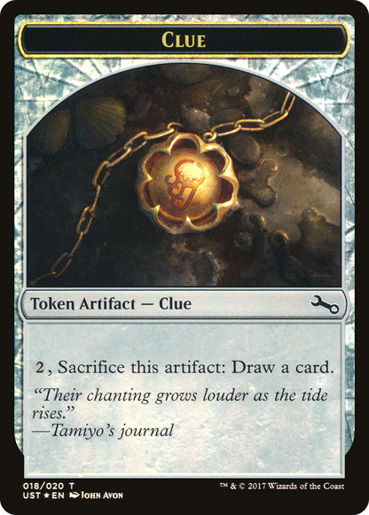 {T} Clue // Clue Double-sided Token [Unstable Tokens][TUST 018]