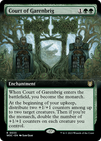 {R} Court of Garenbrig (Extended Art) [Wilds of Eldraine Commander][WOC 033]