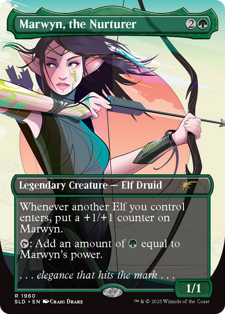 Marwyn, the Nurturer [SLD 1960]  (Borderless) Foil
