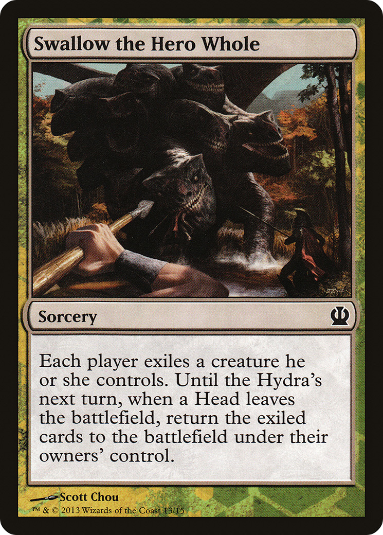 {C} Swallow the Hero Whole [Theros Face the Hydra][PA TFTH 013]