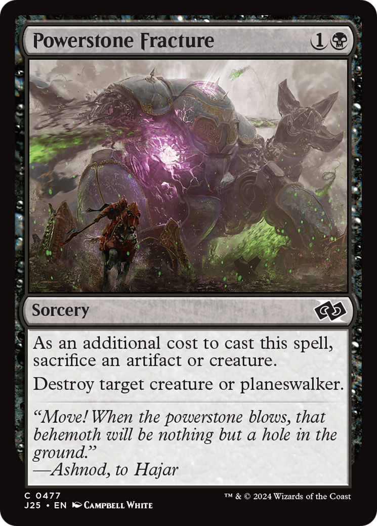 {C} Powerstone Fracture [Foundations Jumpstart][J25 477]