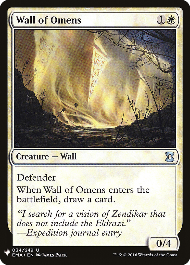 {C} Wall of Omens [Mystery Booster][LS EMA 034]