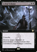 {R} Lethal Scheme (Extended Art) [Streets of New Capenna Commander][NCC 137]