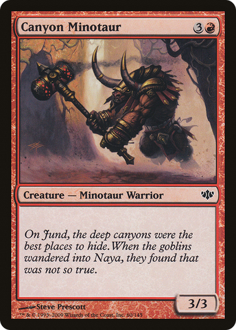 {C} Canyon Minotaur [Conflux][CON 060]