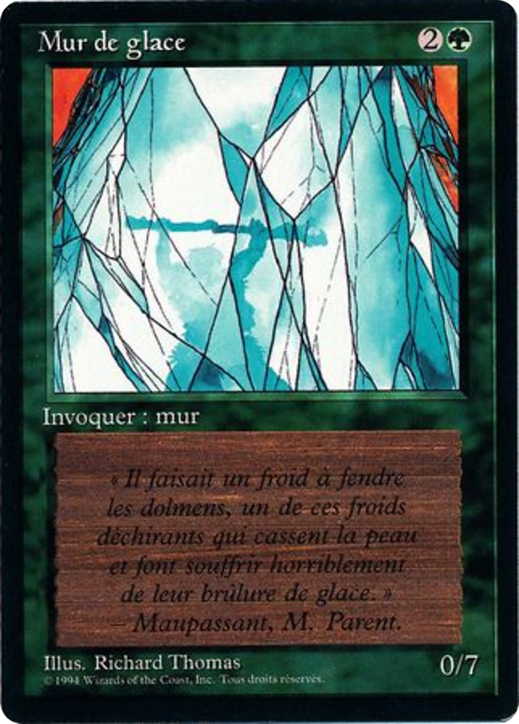 {F} Wall of Ice [Foreign Black Border][FBB 3ED 225]