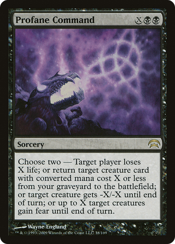 {R} Profane Command [Planechase][HOP 038]