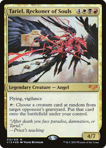 {R} Tariel, Reckoner of Souls [From the Vault: Angels][V15 015]