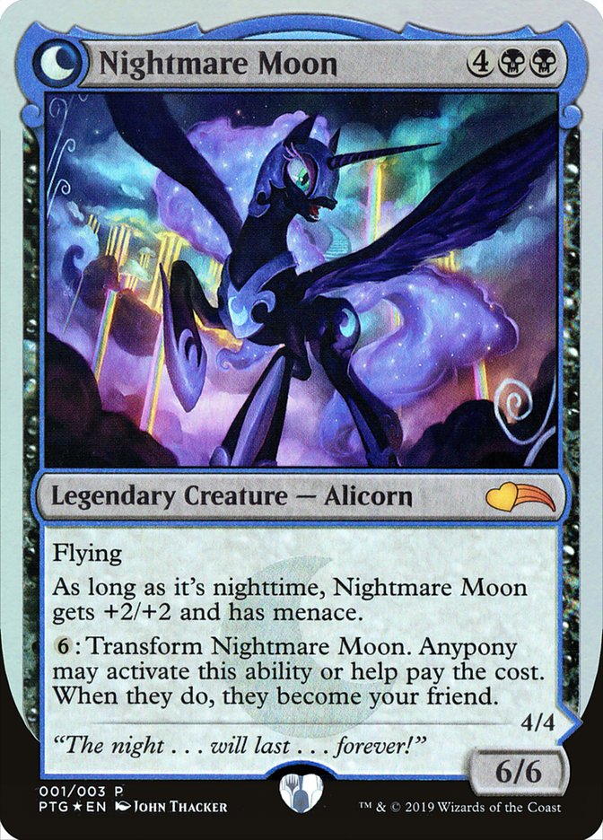 {R} Nightmare Moon // Princess Luna [Ponies: The Galloping][PA PTG 001] - Misty Mountain Games