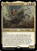 {R} Arthur, Marigold Knight [Bloomburrow Commander][BLC 005]