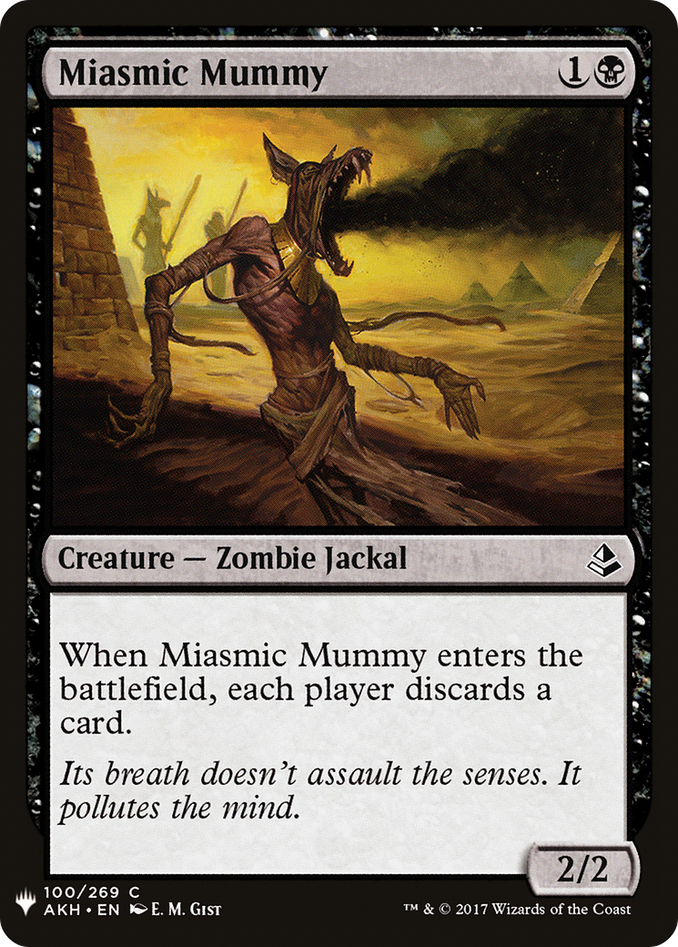{C} Miasmic Mummy [Mystery Booster][LS AKH 100]