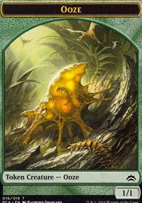 {T} Ooze (016) // Ooze (017) Double-sided Token [Planechase Anthology Tokens][TPCA 016]