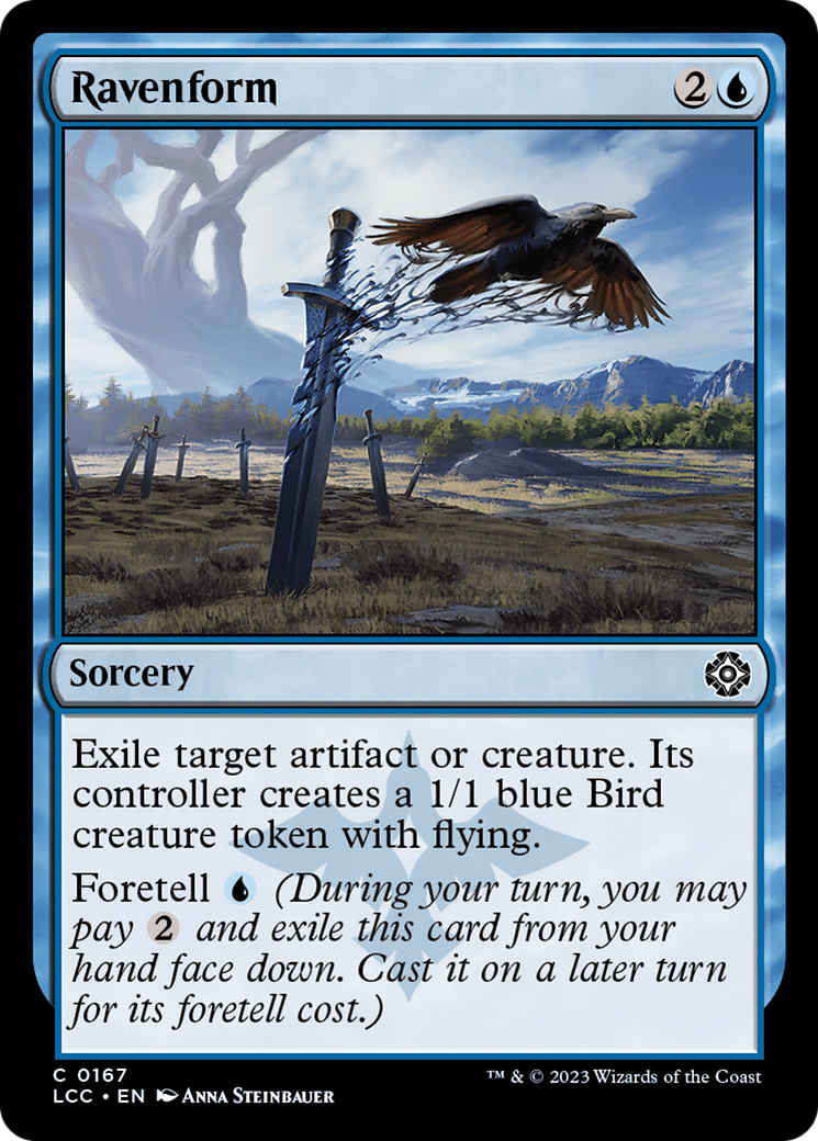 {C} Ravenform [The Lost Caverns of Ixalan Commander][LCC 167]