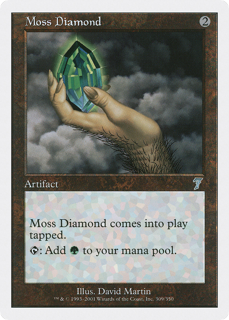{C} Moss Diamond [Seventh Edition][7ED 309]