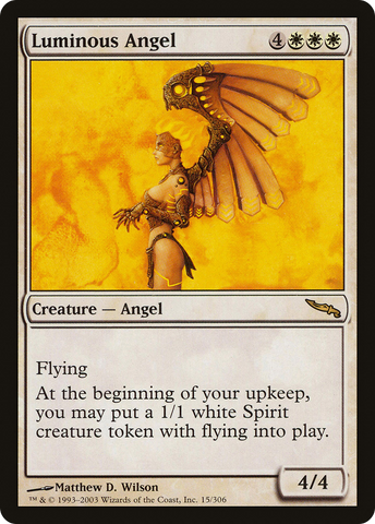 {R} Luminous Angel [Mirrodin][MRD 015]