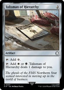 {C} Talisman of Hierarchy [Fallout][PIP 247]