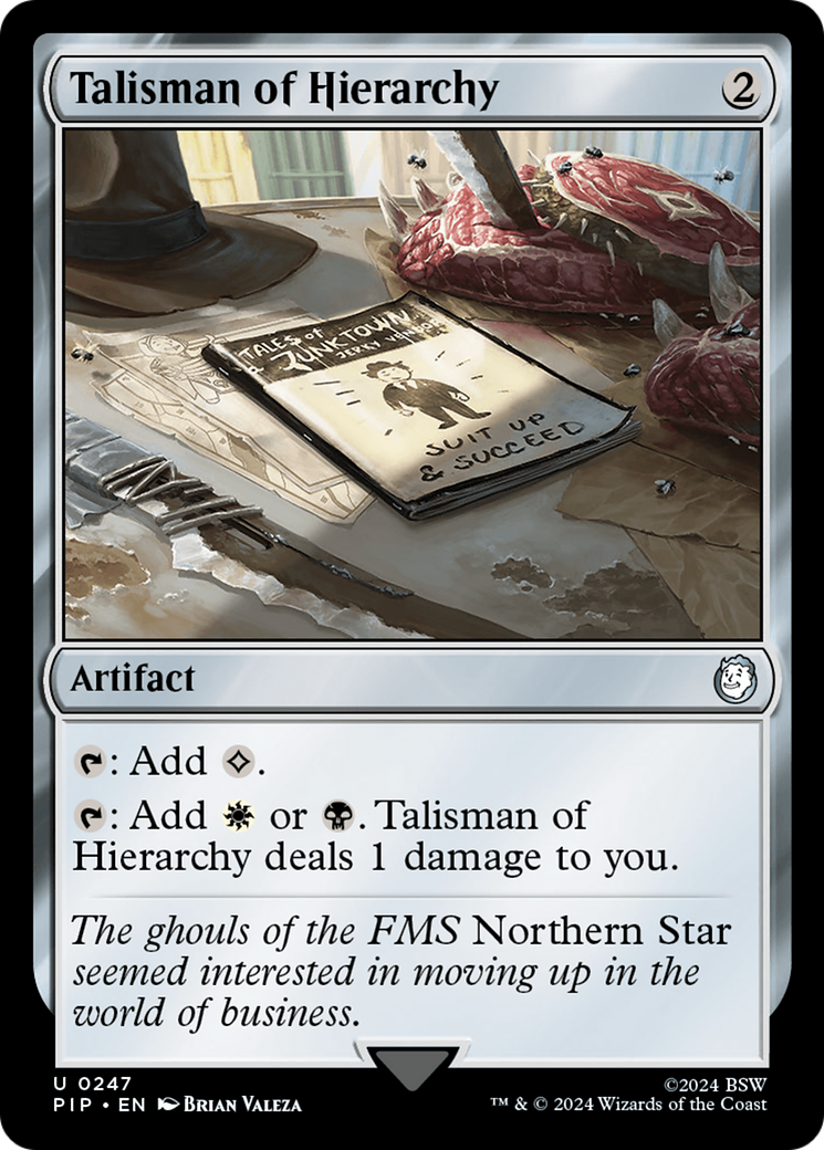 {C} Talisman of Hierarchy [Fallout][PIP 247]