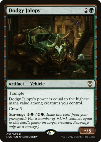 {R} Dodgy Jalopy [Streets of New Capenna Commander][NCC 058]
