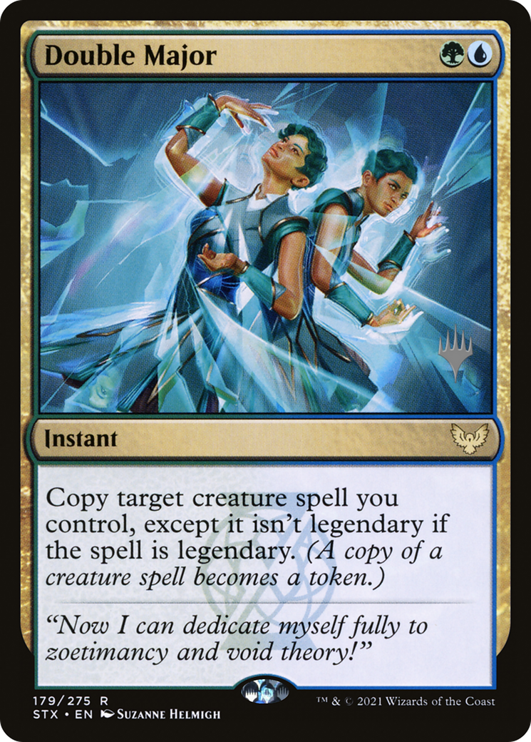 {R} Double Major (Promo Pack) [Strixhaven: School of Mages Promos][PP STX 179]