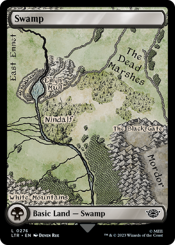 {B} Swamp (276) [The Lord of the Rings: Tales of Middle-Earth][LTR 276]