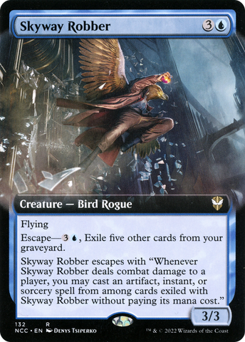 {R} Skyway Robber (Extended Art) [Streets of New Capenna Commander][NCC 132]