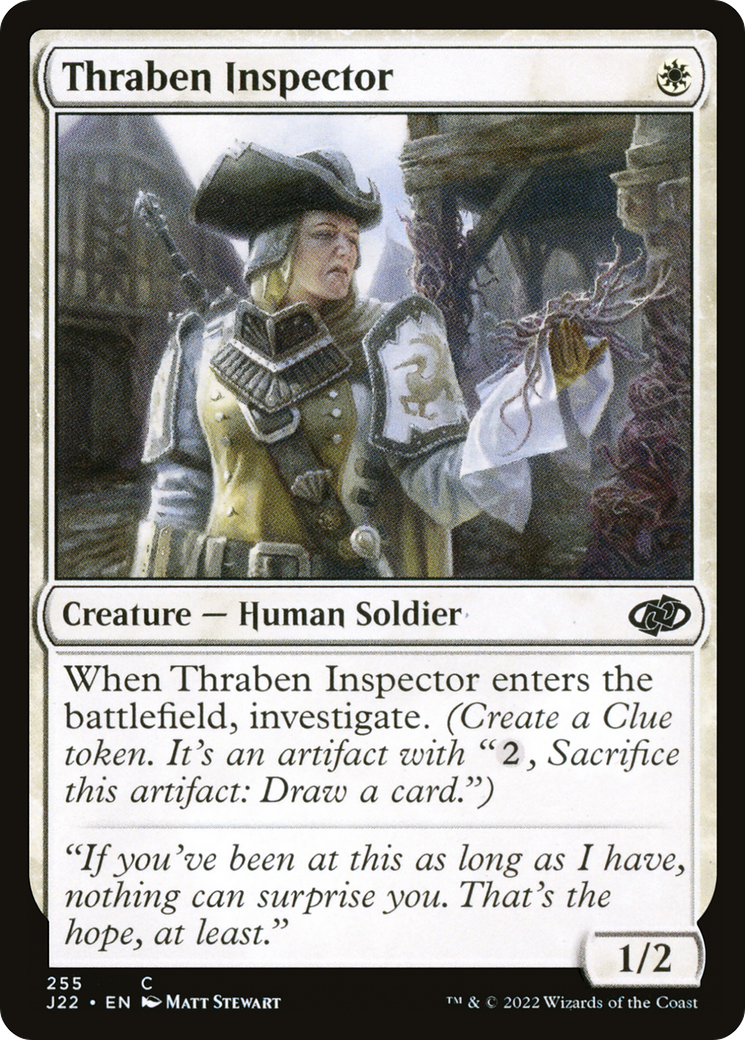 {C} Thraben Inspector [Jumpstart 2022][J22 255]