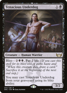 {R} Tenacious Underdog [Streets of New Capenna][SNC 097]