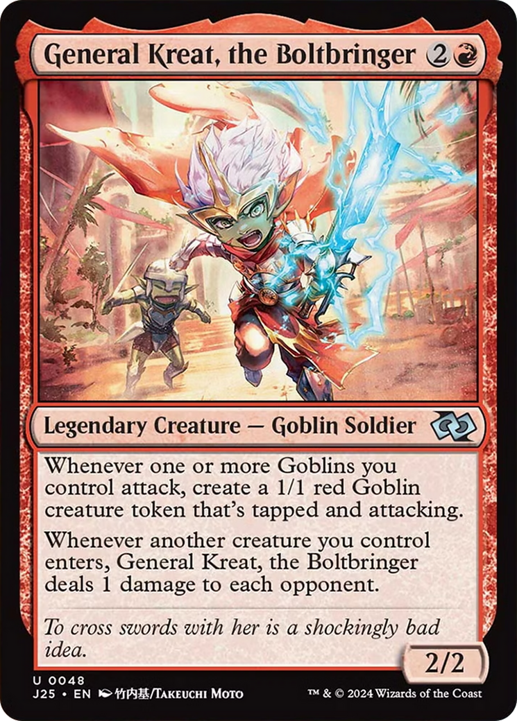 {C} General Kreat, the boltbringer [Foundations Jumpstart][J25 048]