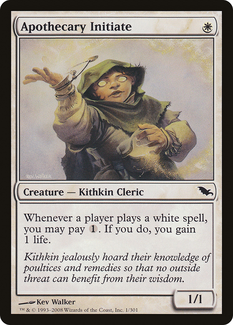 {C} Apothecary Initiate [Shadowmoor][SHM 001]